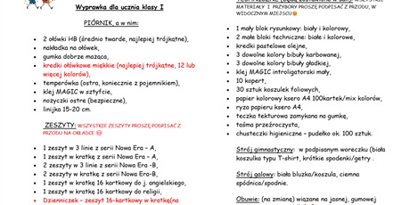 Powiększ grafikę: Wyprawka