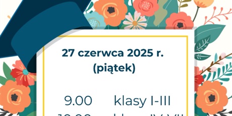 Zakończenie roku szkolnego